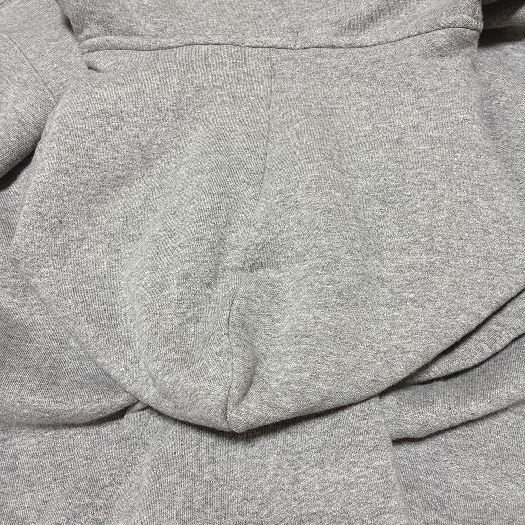 ラルフローレン　裏起毛　フードスウェットワンピース　グレー　大きいサイズ