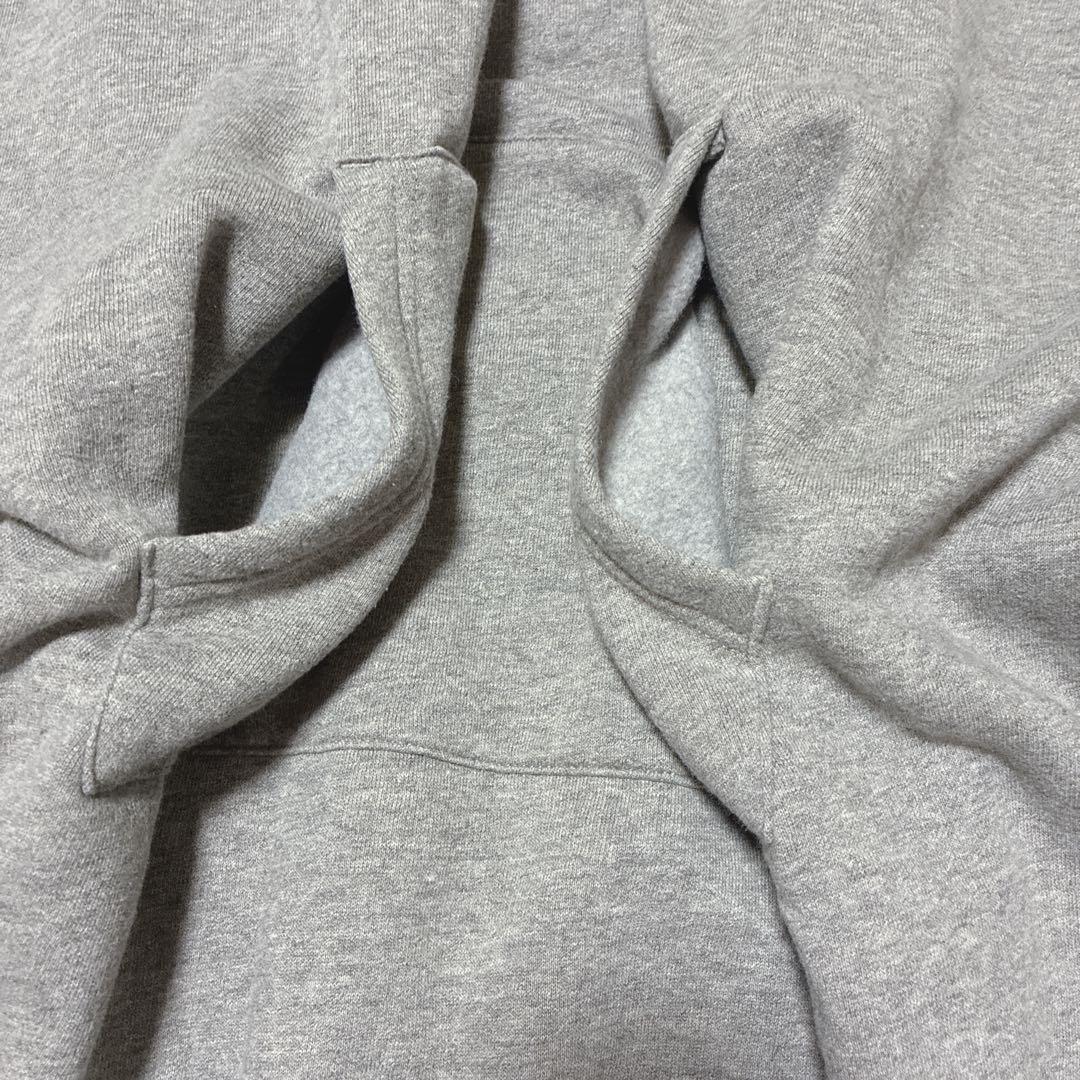 ラルフローレン　裏起毛　フードスウェットワンピース　グレー　大きいサイズ