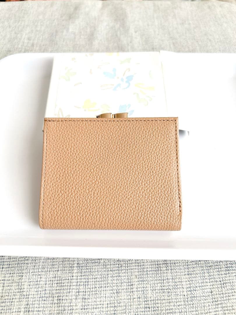 皇居財布　がま口　二つ折り　モカ