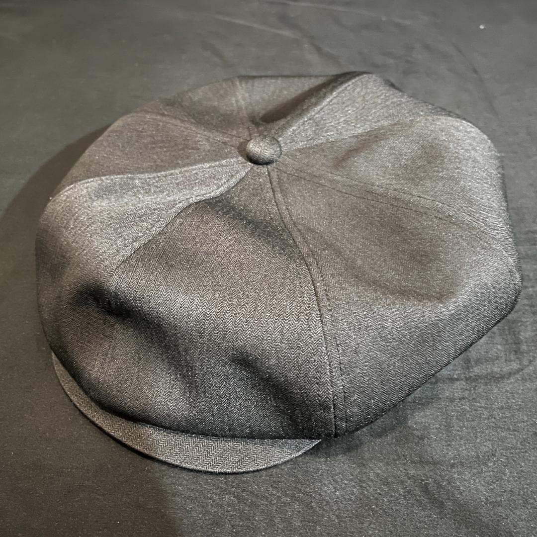 帽子 RUDE GALLERY HERRINGBONE CASQUETTE BLACK