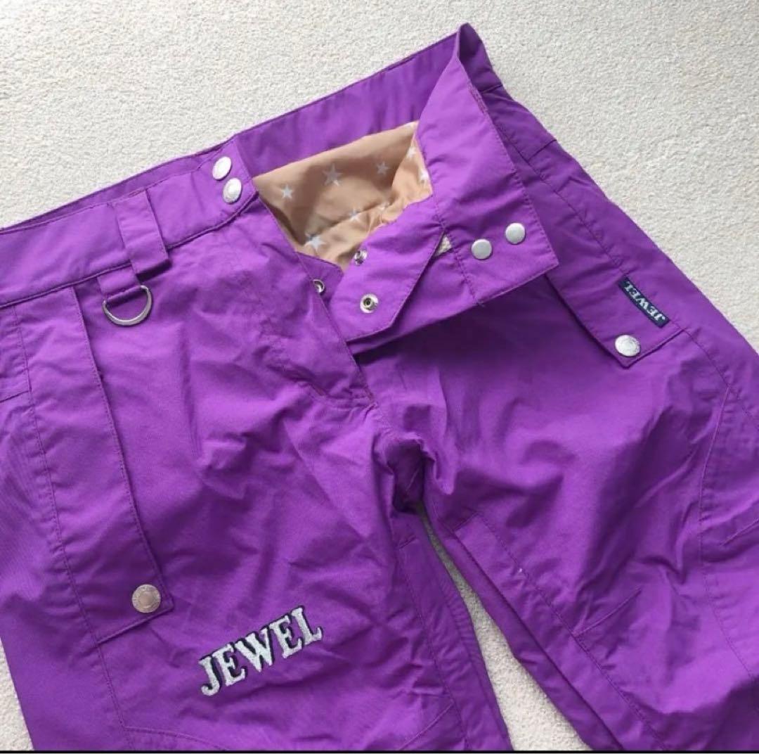 JEWEL スノーボードウェア 黒紫