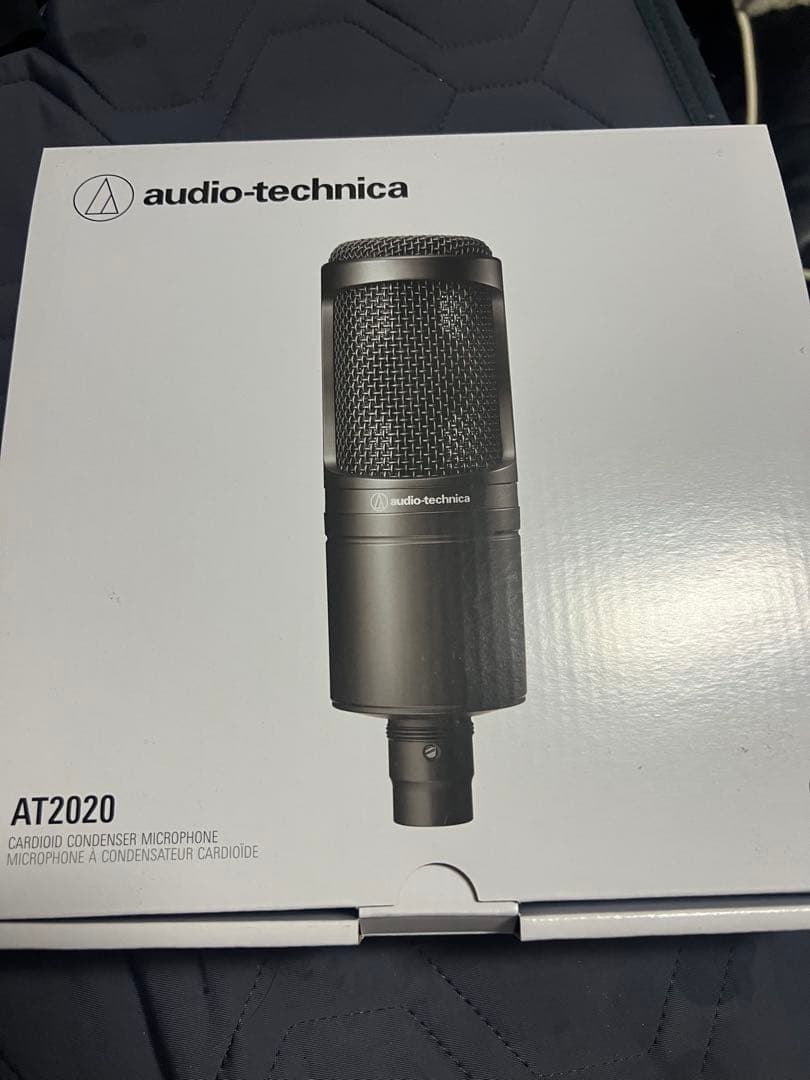 【ほぼ新品】audio-technica AT2020 コンデンサーマイク