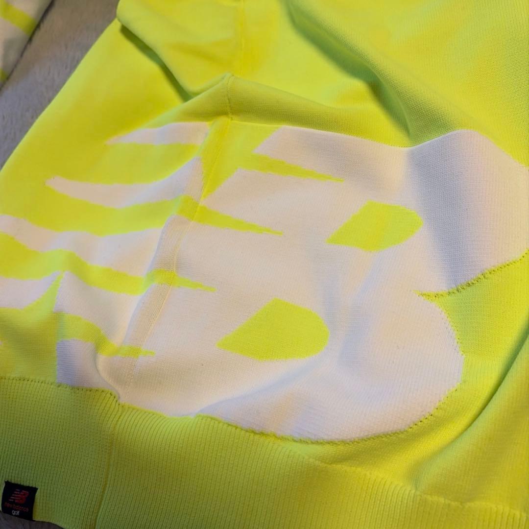 ニューバランスゴルフ ニット セーター レディース 2 黄色　蛍光 イエロー