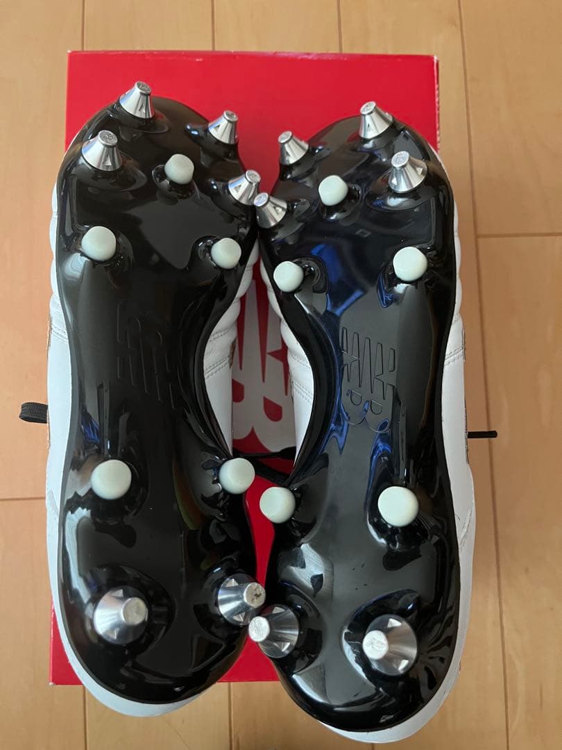 New Balance 442 ホワイト/ゴールド スパイクシューズ26.5