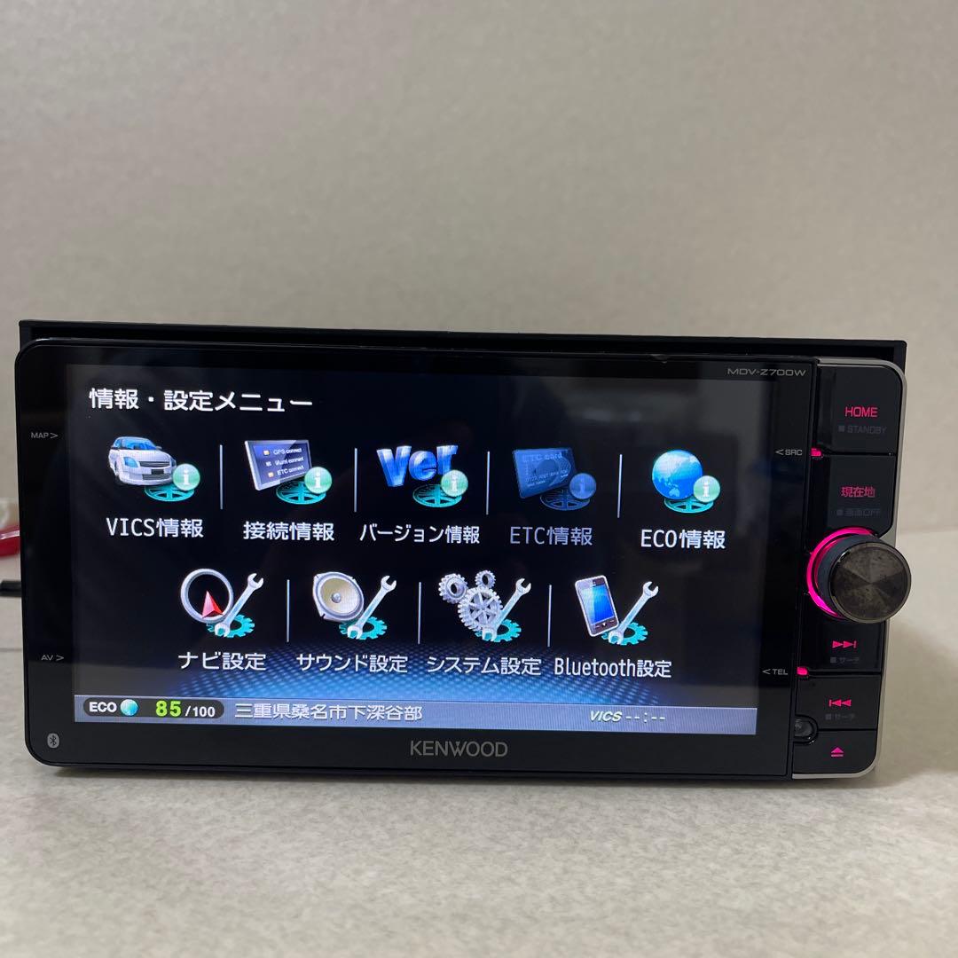 ケンウッドカーナビゲーションシステム MDV-Z700W 地図データ:2012