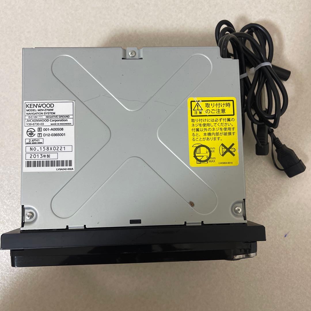 ケンウッドカーナビゲーションシステム MDV-Z700W 地図データ:2012