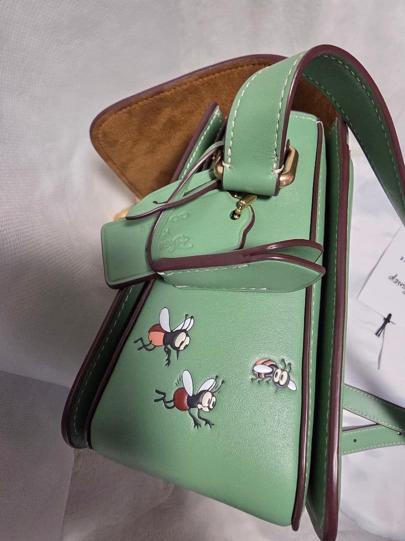 お値下げ❗美品COACH x Disney ショルダーバッグ グリーン
