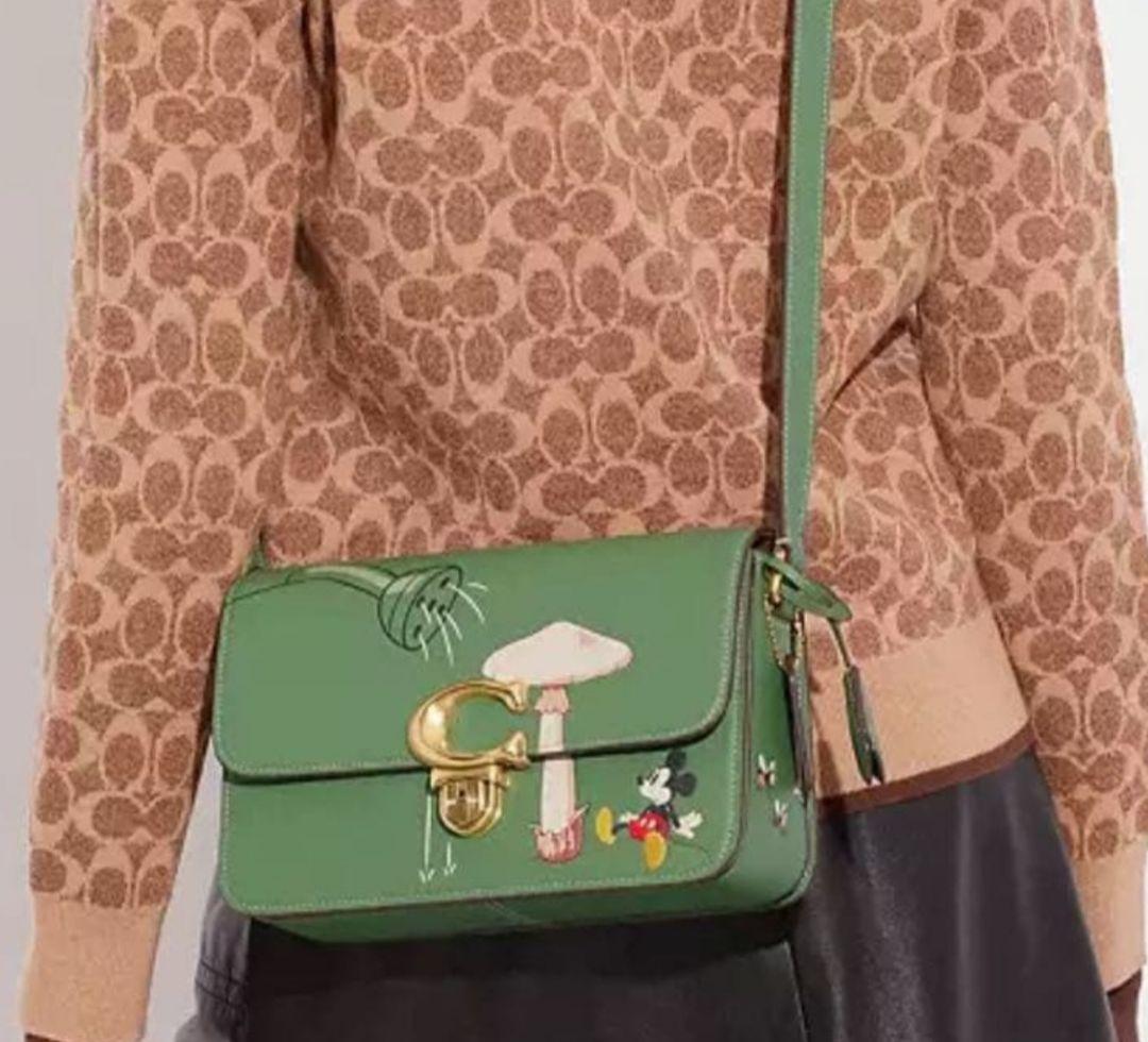 お値下げ❗美品COACH x Disney ショルダーバッグ グリーン