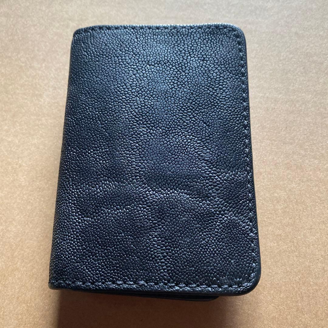 FUNNY 二つ折り財布 黒 elephant革