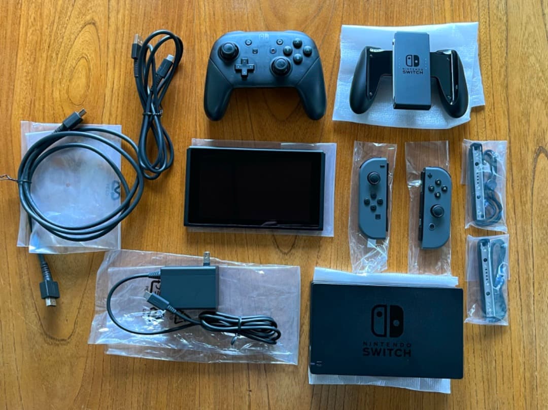 Nintendo Switch 新型本体（グレー） +プロコン+リングフィット