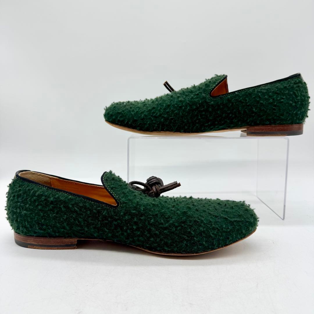 polpetta ポルペッタ　タッセルローファー　スリッポン　41　グリーン