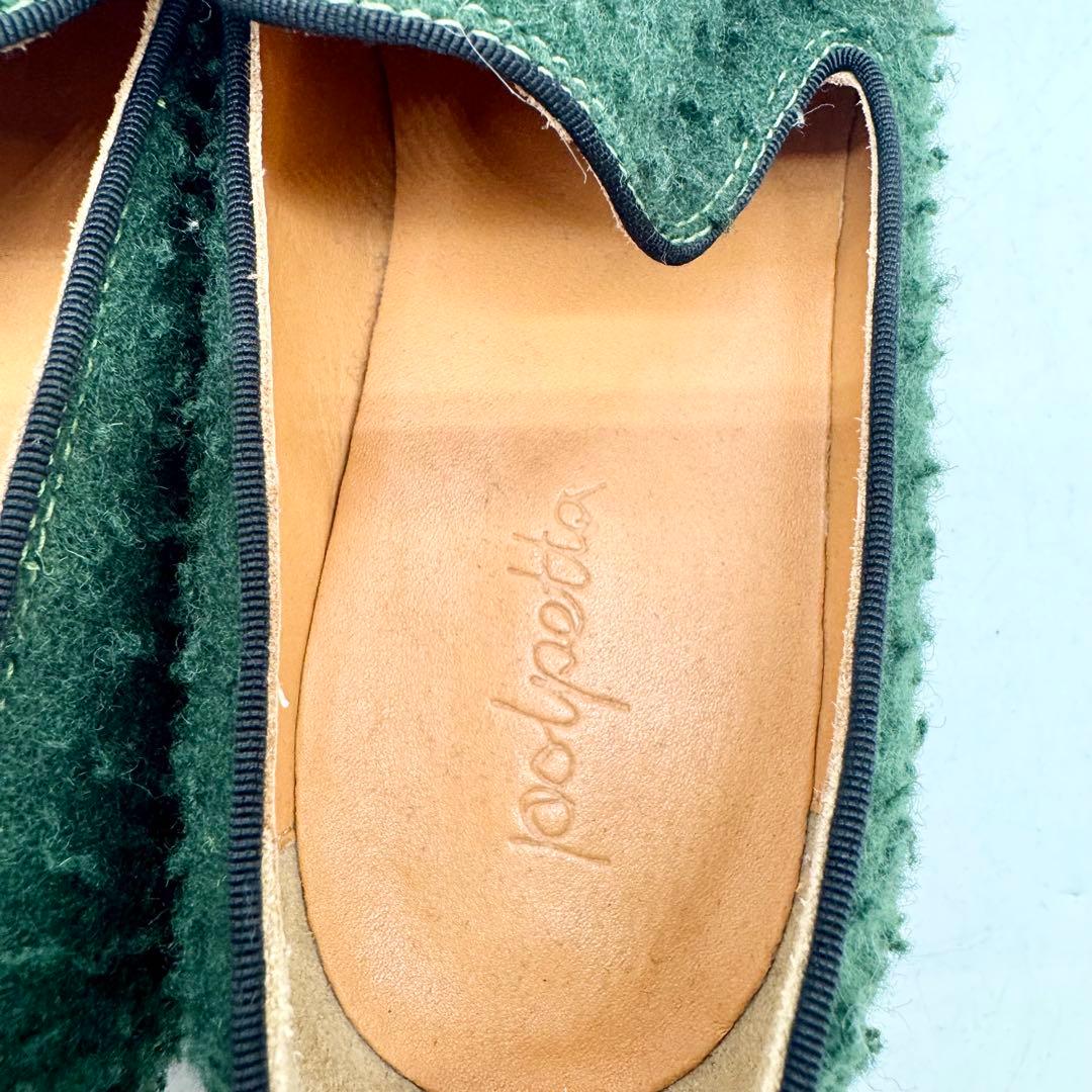 polpetta ポルペッタ　タッセルローファー　スリッポン　41　グリーン