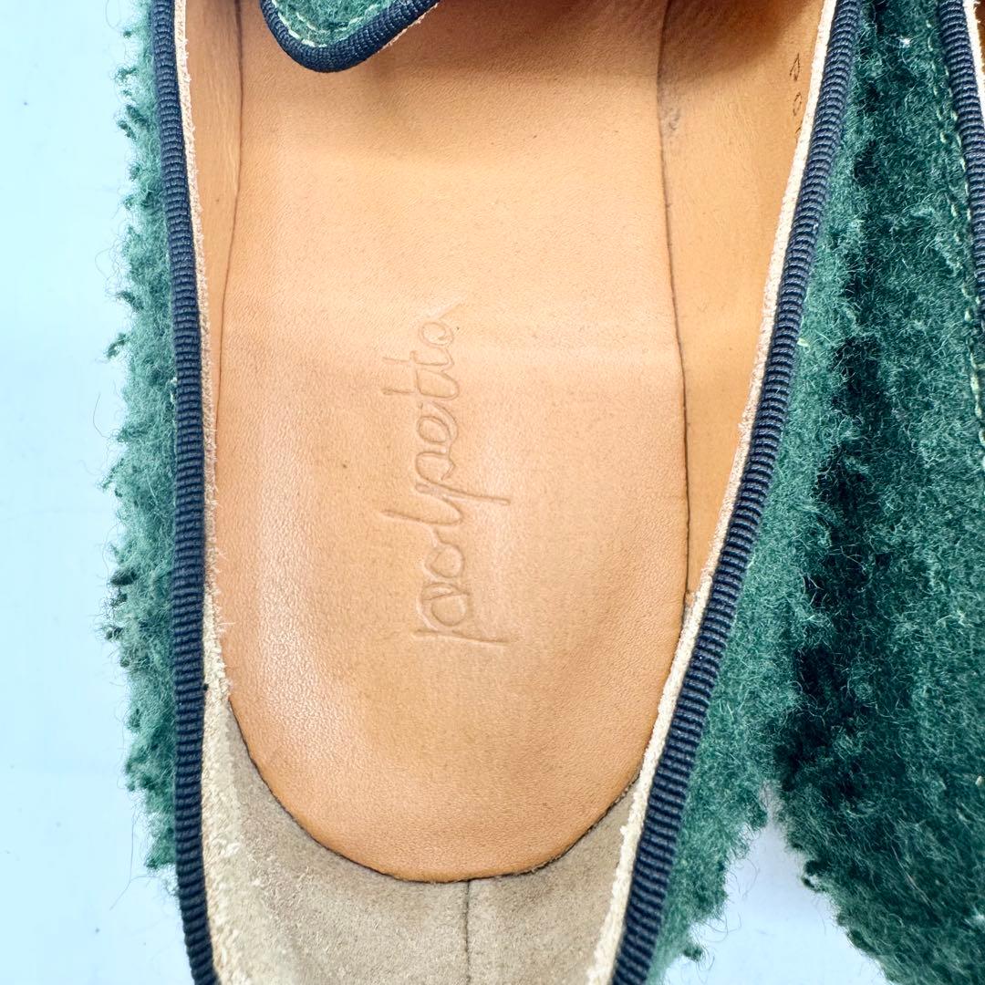 polpetta ポルペッタ　タッセルローファー　スリッポン　41　グリーン