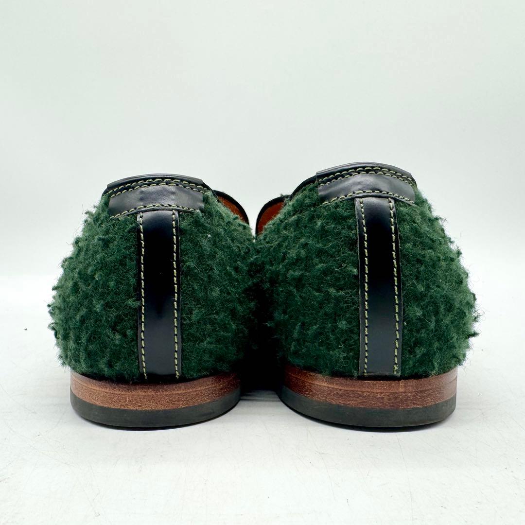 polpetta ポルペッタ　タッセルローファー　スリッポン　41　グリーン