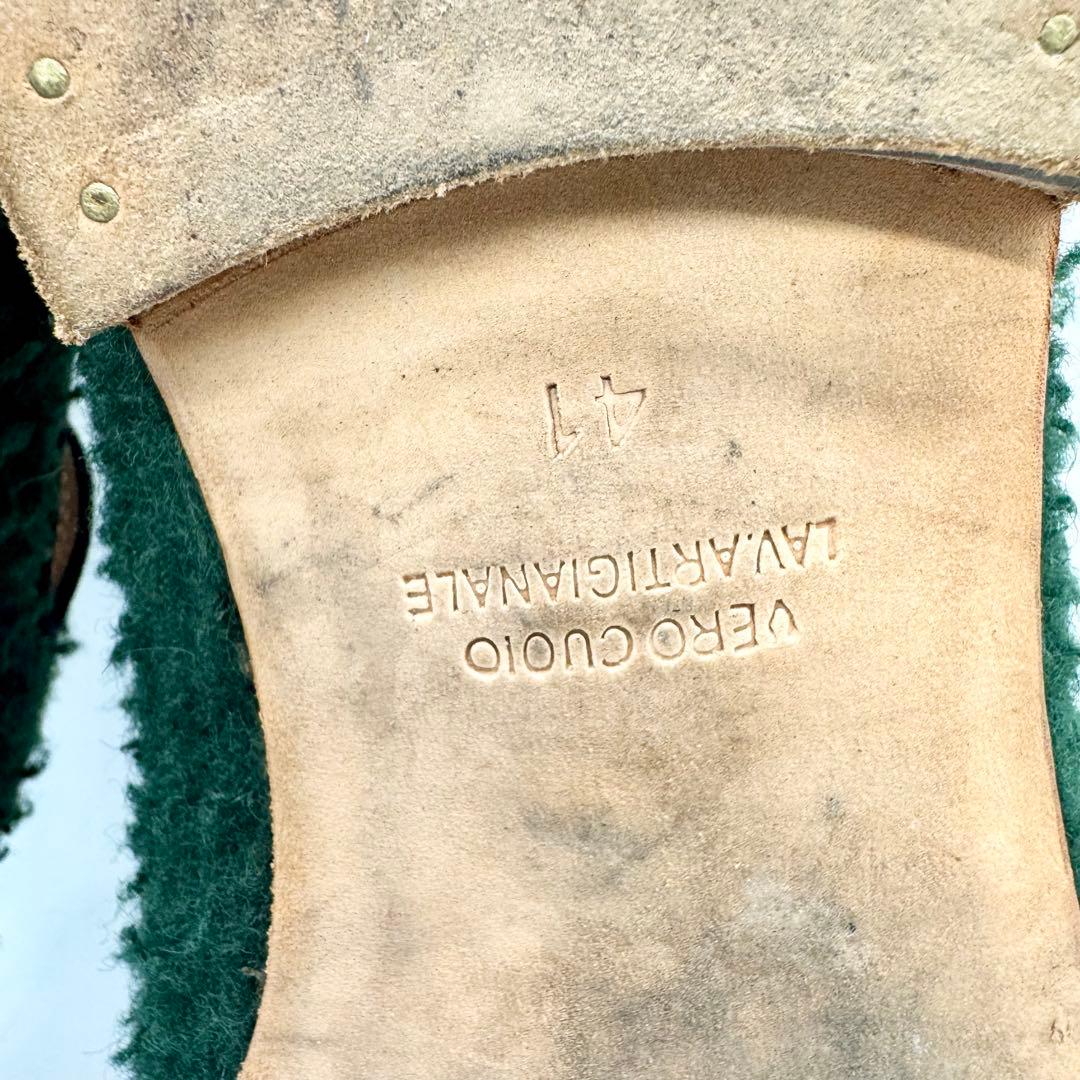 polpetta ポルペッタ　タッセルローファー　スリッポン　41　グリーン