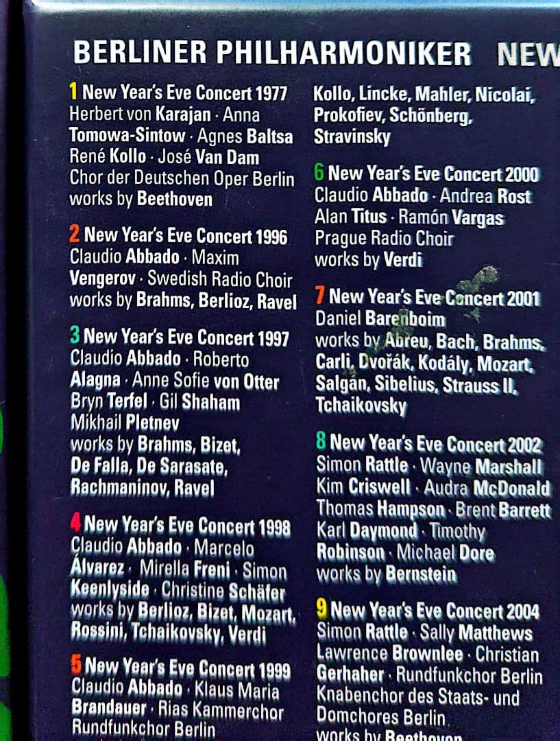 ベルリン・フィル/ジルヴェスター・コンサート1977〜2019(BD20枚組)