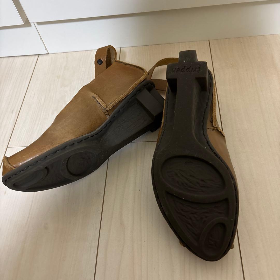 papoさま専用♪ ☆ほぼ未使用☆ トリッペンブラウンレザーシューズ