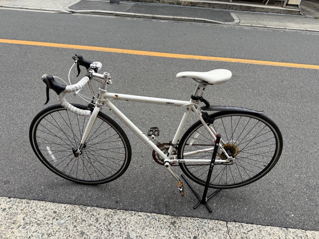 89 自転車 大阪市 【引取り限定】 ロードバイク 変速付き