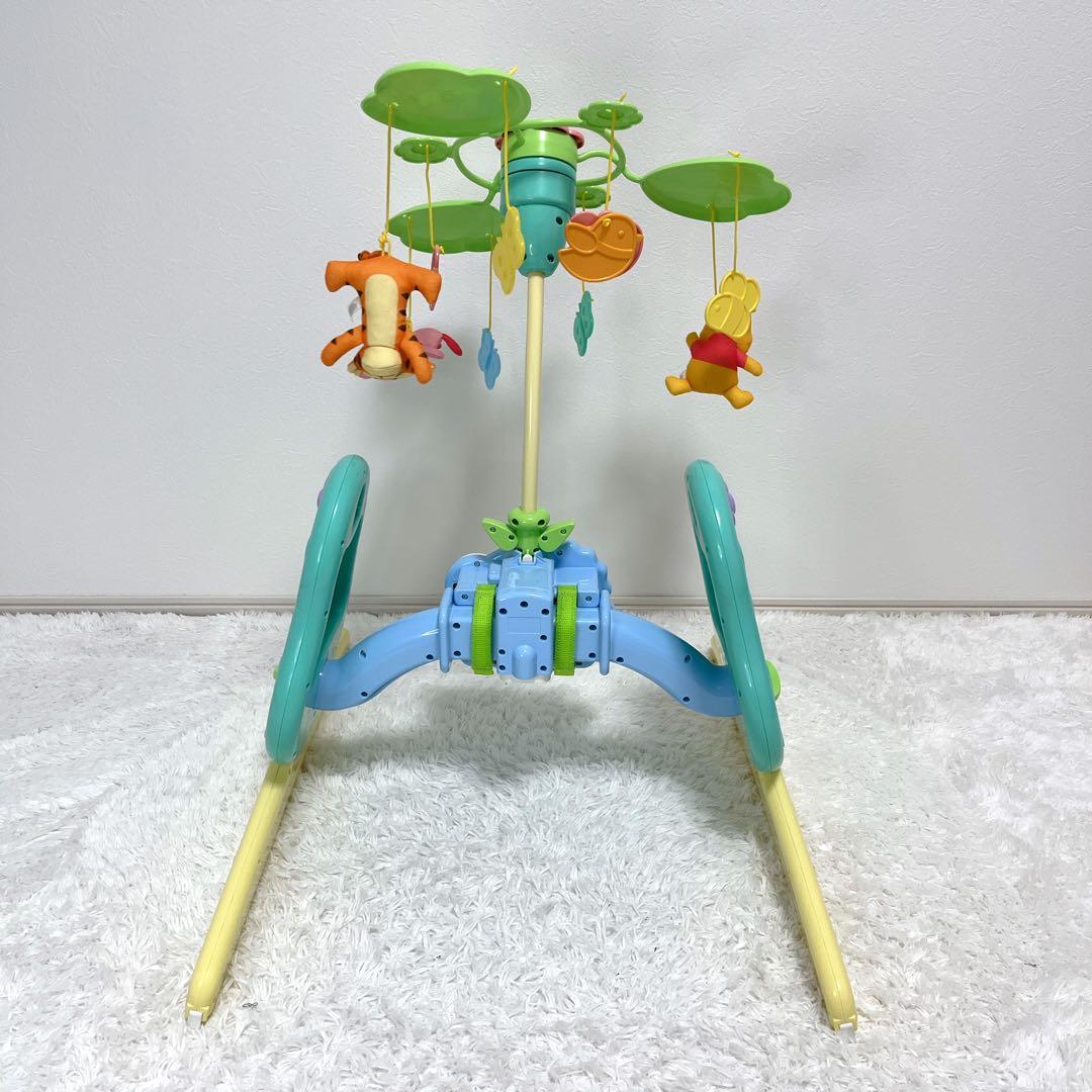 くまのプーさん えらべる回転6WAYジムにへんしんメリー プーメリー 付属品完備