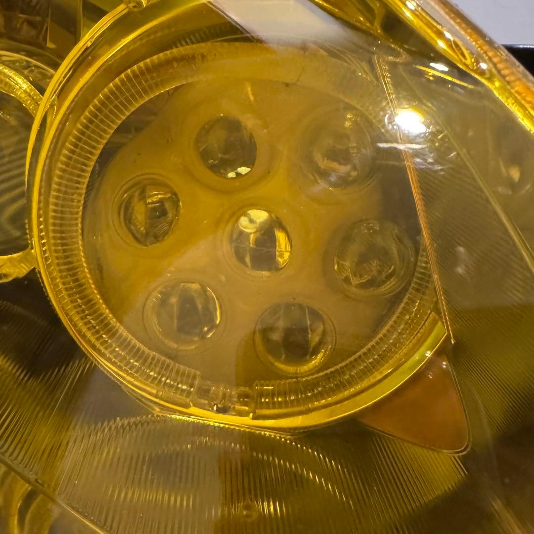 プリウス 30 純正 加工品 3連 イカリング付 前期 LED ヘッドライト