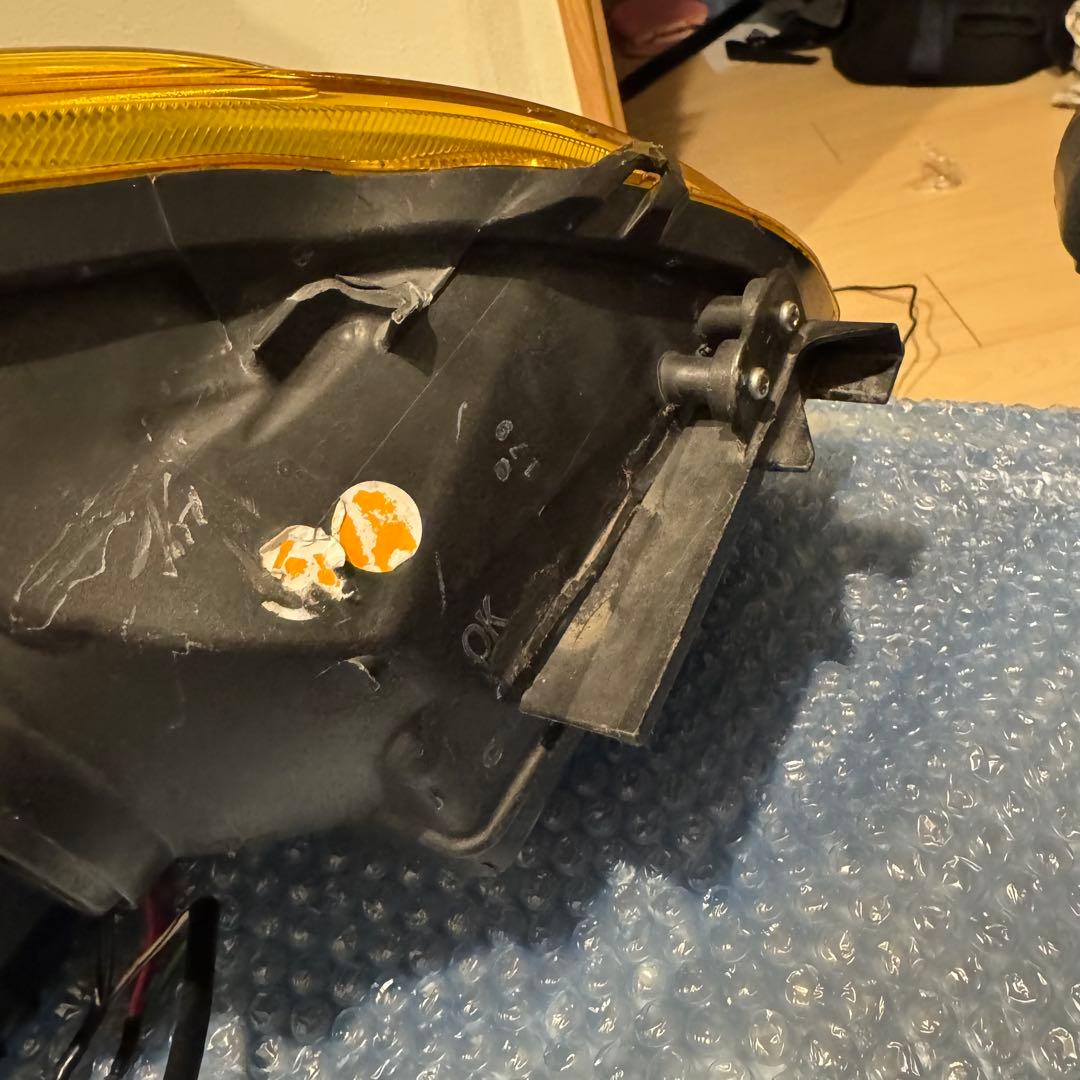 プリウス 30 純正 加工品 3連 イカリング付 前期 LED ヘッドライト