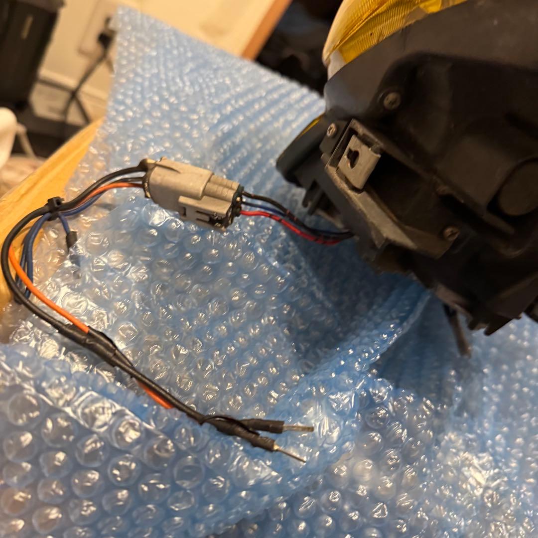 プリウス 30 純正 加工品 3連 イカリング付 前期 LED ヘッドライト