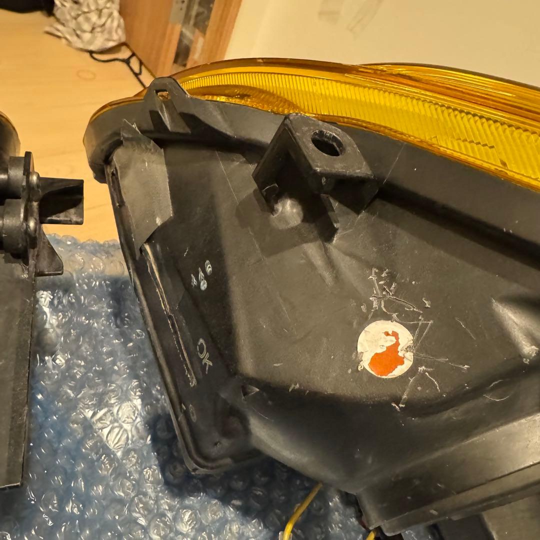 プリウス 30 純正 加工品 3連 イカリング付 前期 LED ヘッドライト