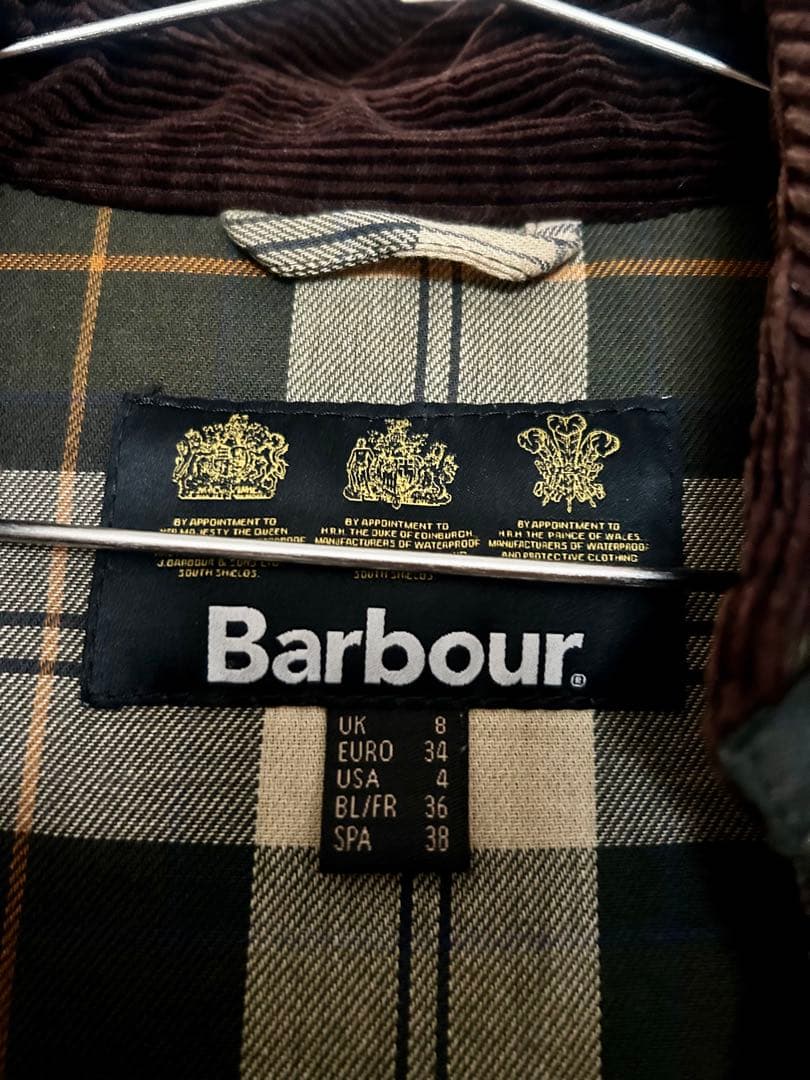 Barbour（バブアー）バーレー ロング丈 ワックスドコットン