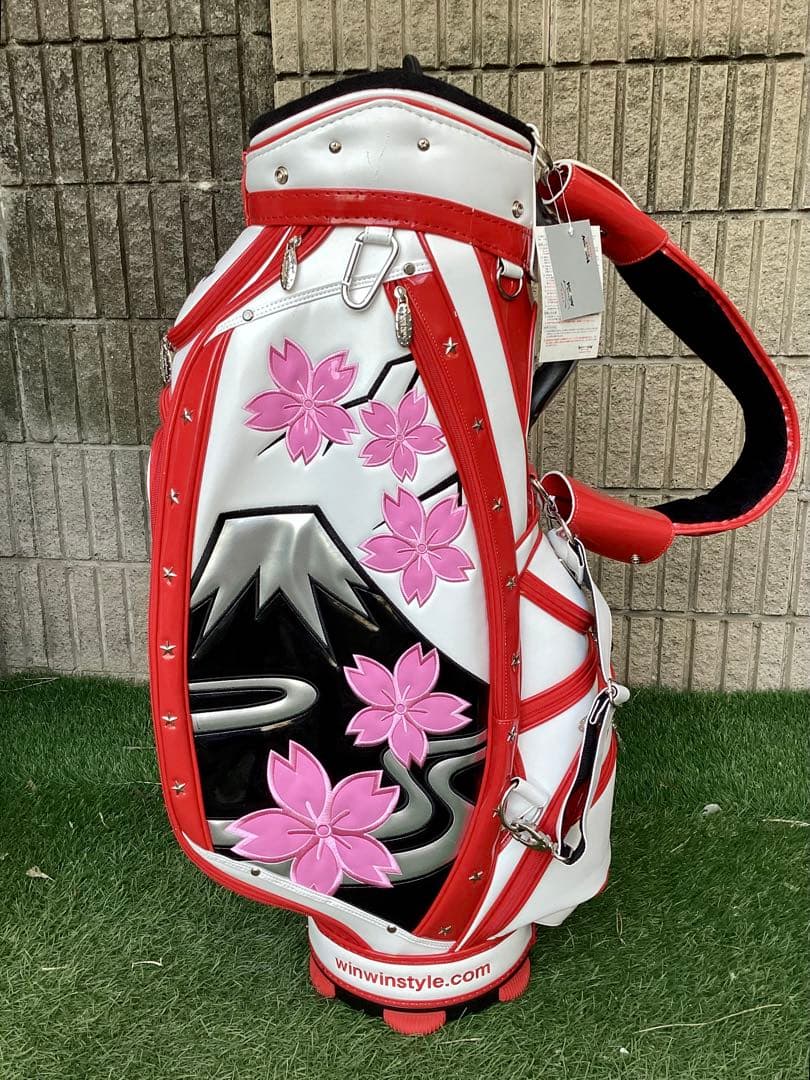 訳ありウィンウィンスタイル日本一キャディバッグ タグ付き未使用品