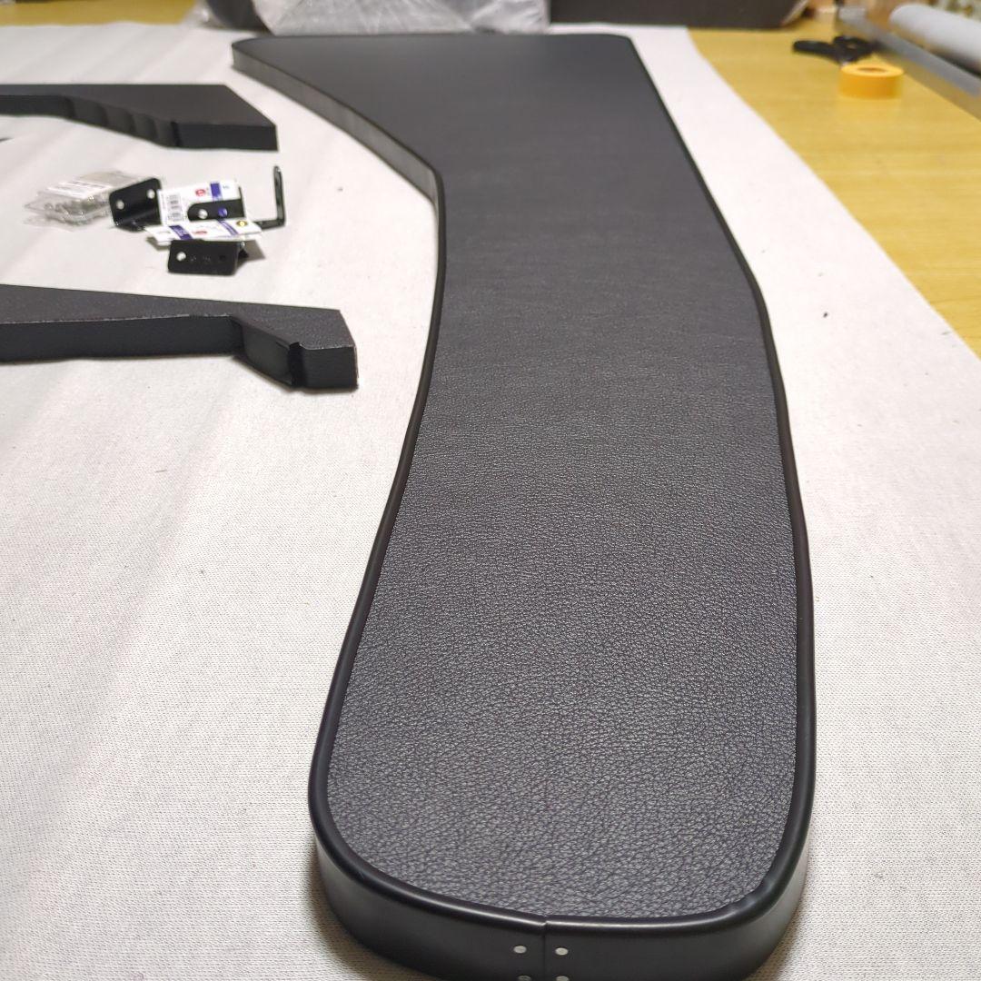 【ケンユー♪】フロントテーブル【ブラックレザー】