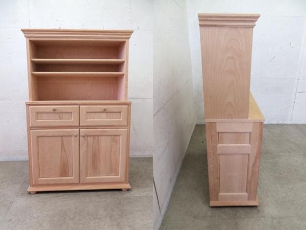 展示品■MUKU工房■旭川家具■北欧デザイン■キッチンボード■カップボード■無垢