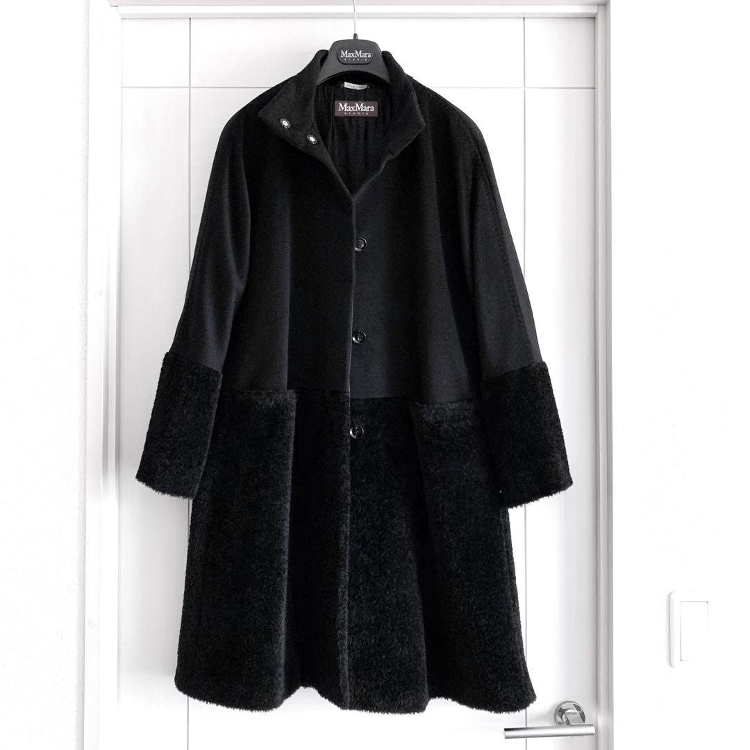 極綺麗‼️マックスマーラ ピュア ウール クチートアマーノ ふんわりコート