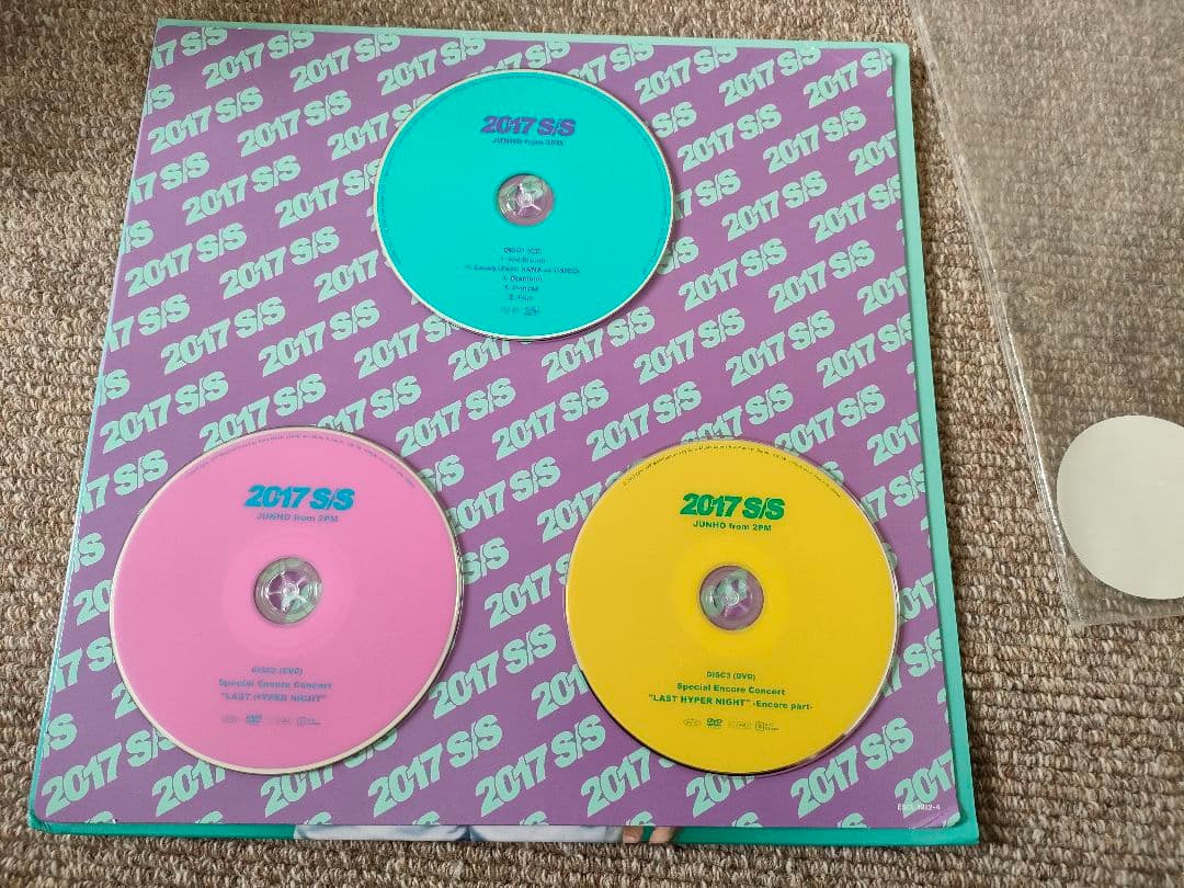 JUNHOジュノ 2017 S/S リパッケージ盤　DVD付完全生産限定盤2PM