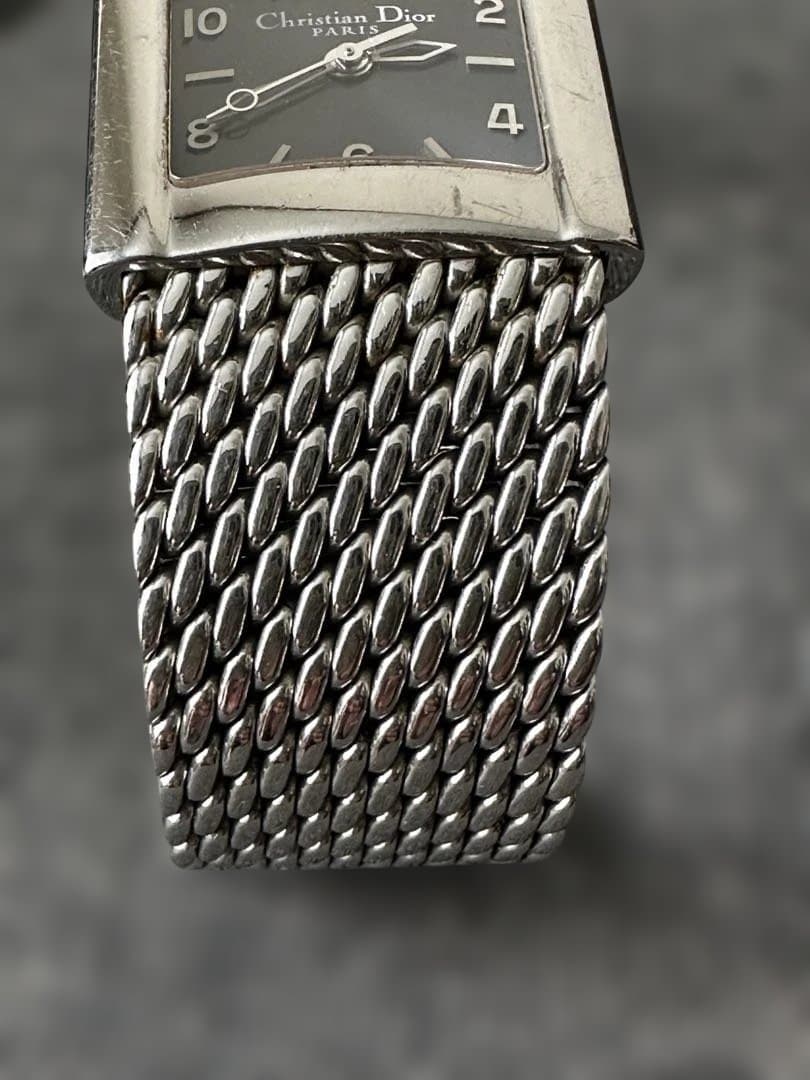 Christian Dior 腕時計 クォーツ メッシュバンド
