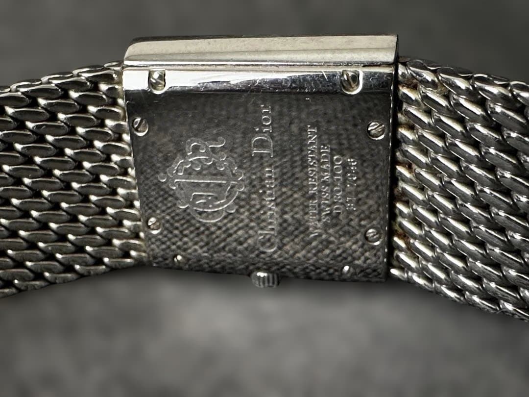 Christian Dior 腕時計 クォーツ メッシュバンド