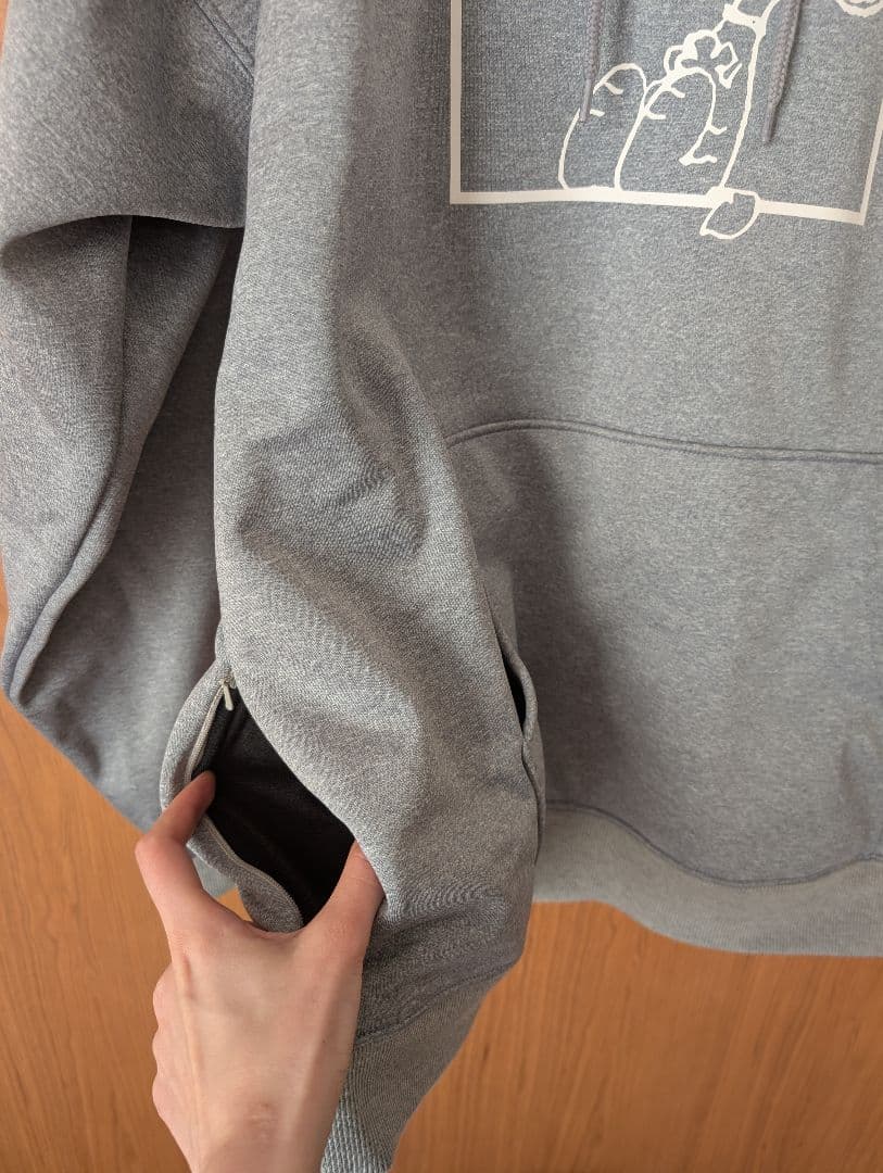 スヌーピー スノボウェア グレー