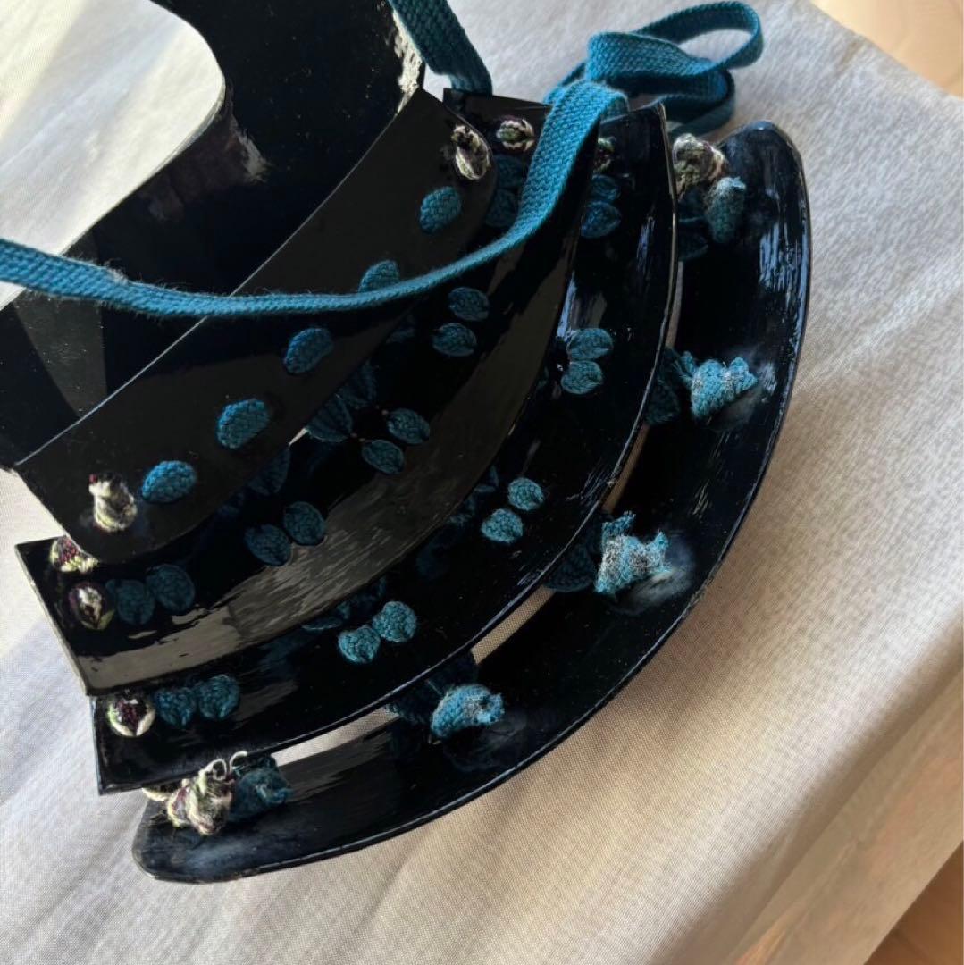 【着用可能】手作り　武具　鎧兜　甲冑　等身大　半頬　面頬　mempo mask