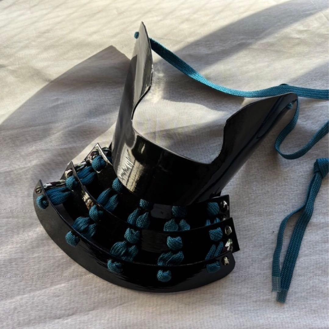 【着用可能】手作り　武具　鎧兜　甲冑　等身大　半頬　面頬　mempo mask