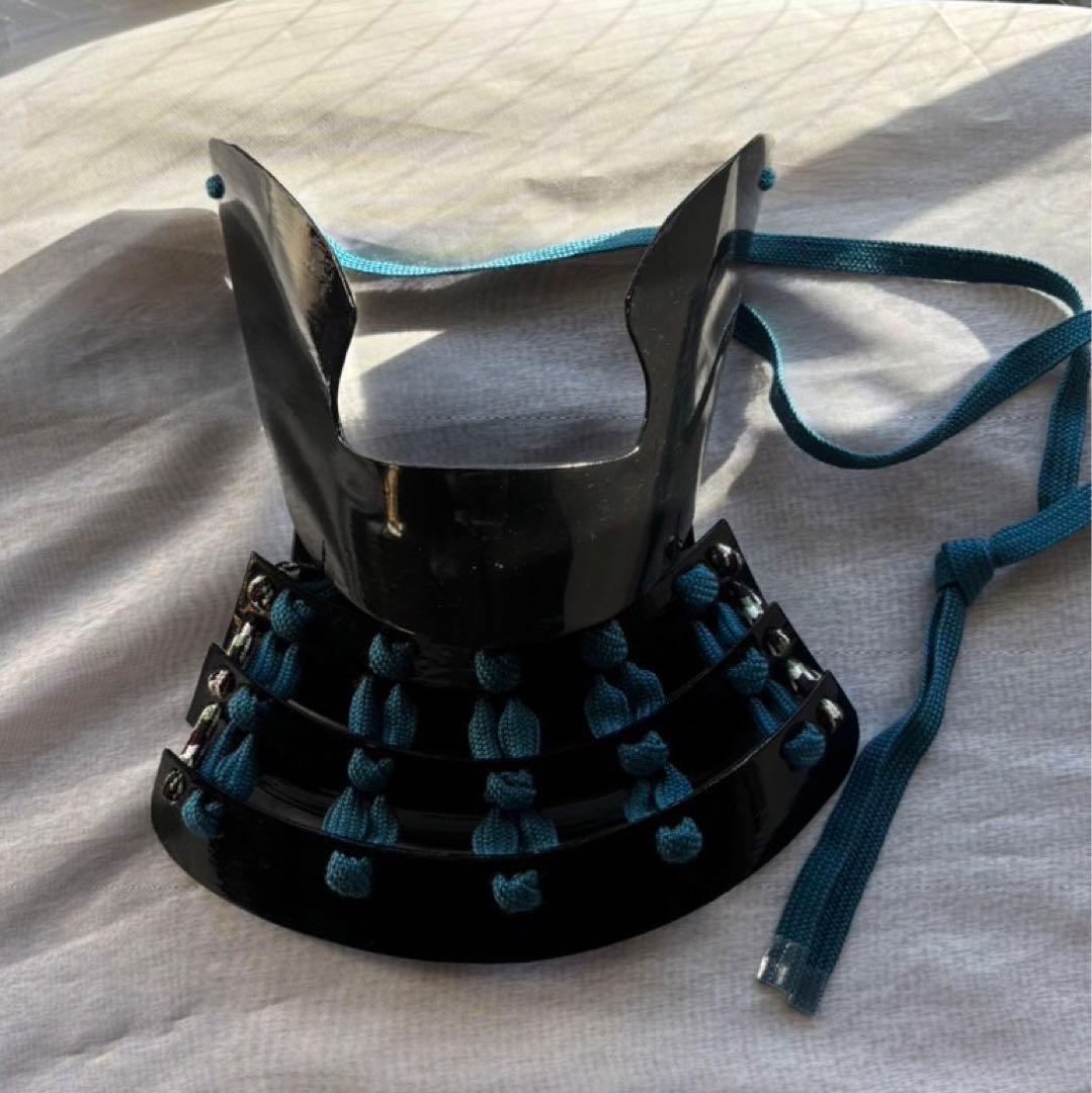 【着用可能】手作り　武具　鎧兜　甲冑　等身大　半頬　面頬　mempo mask