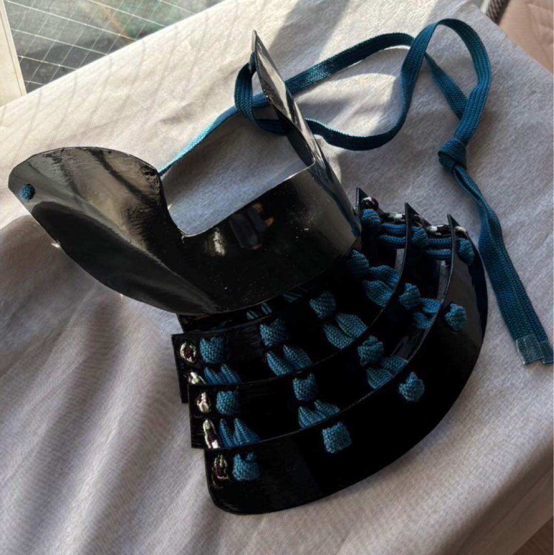 【着用可能】手作り　武具　鎧兜　甲冑　等身大　半頬　面頬　mempo mask
