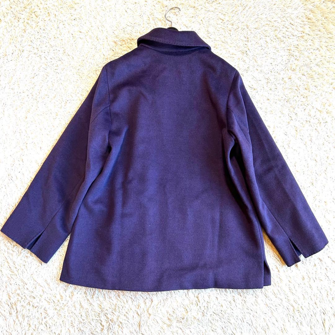 最高級白タグ【極美品】マックスマーラ カシミヤ イタリア製 希少色 紫 コート