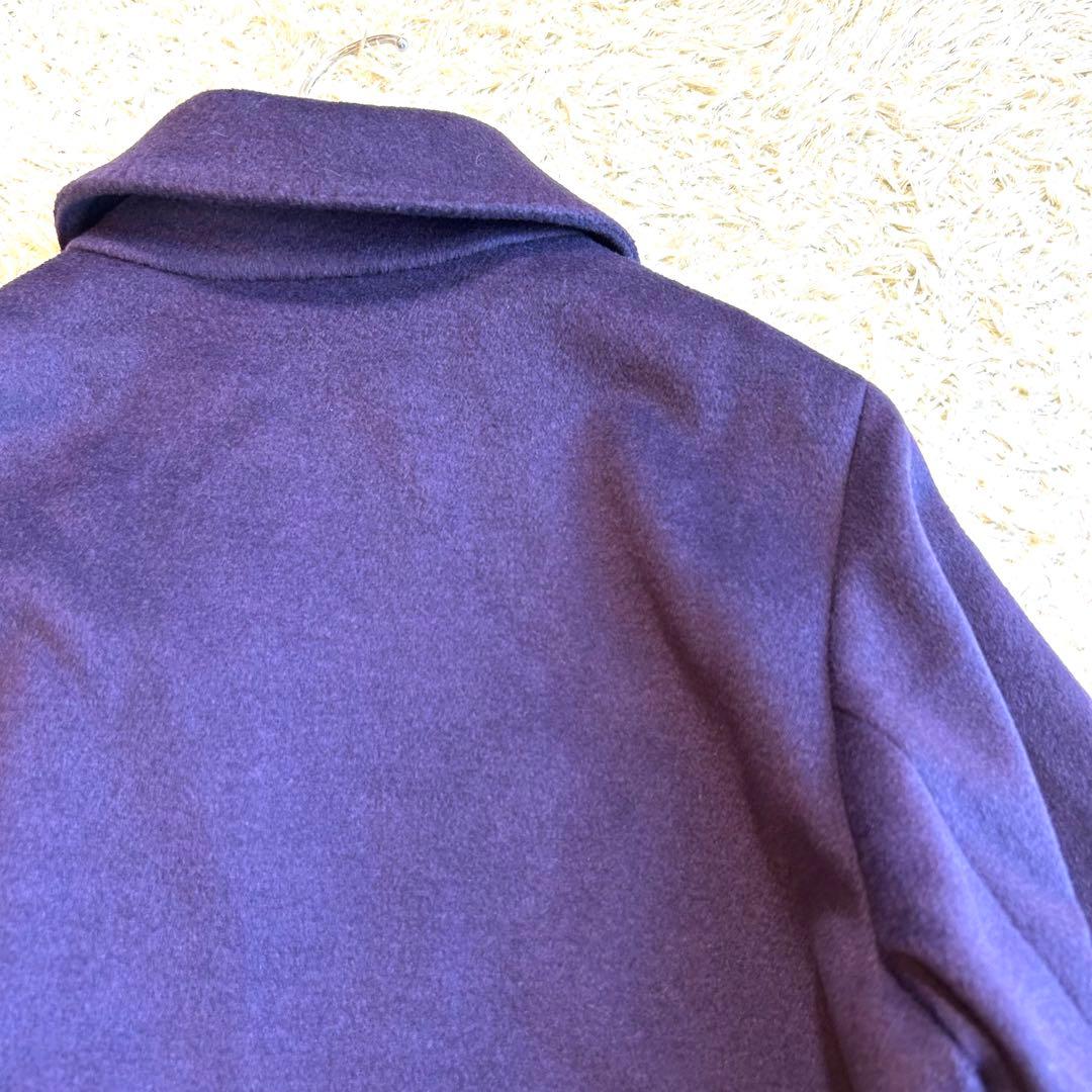 最高級白タグ【極美品】マックスマーラ カシミヤ イタリア製 希少色 紫 コート