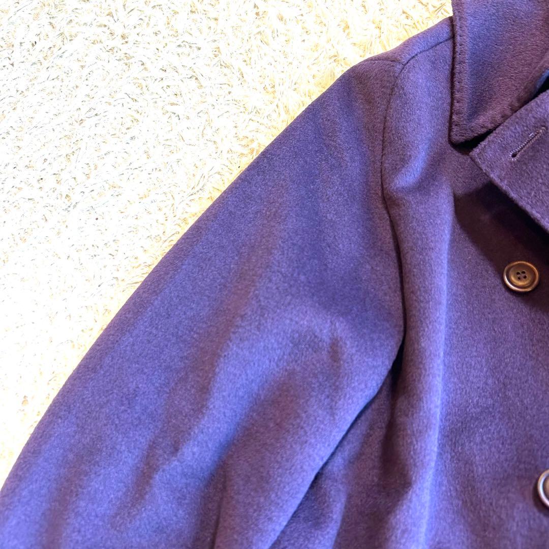最高級白タグ【極美品】マックスマーラ カシミヤ イタリア製 希少色 紫 コート