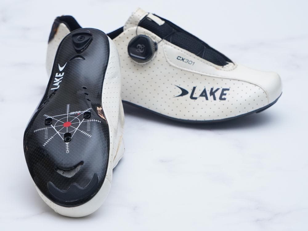 ☆新品未使用☆ LAKE CX301 ホワイト 40.5ノーマル幅 軽量294g
