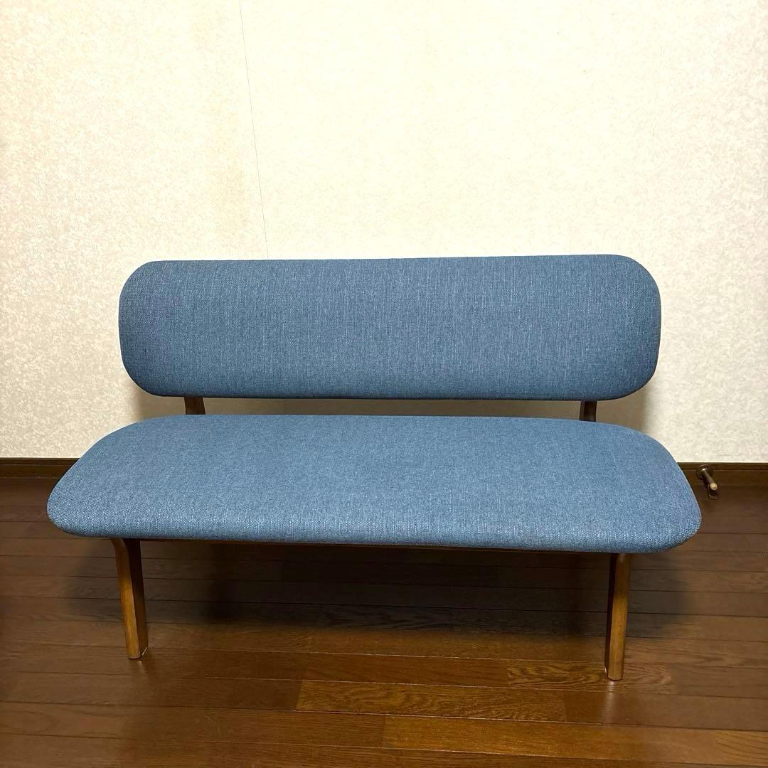 【良品】※直接お渡し ニトリ リラックスワイド リビングダイニング2人用チェア②