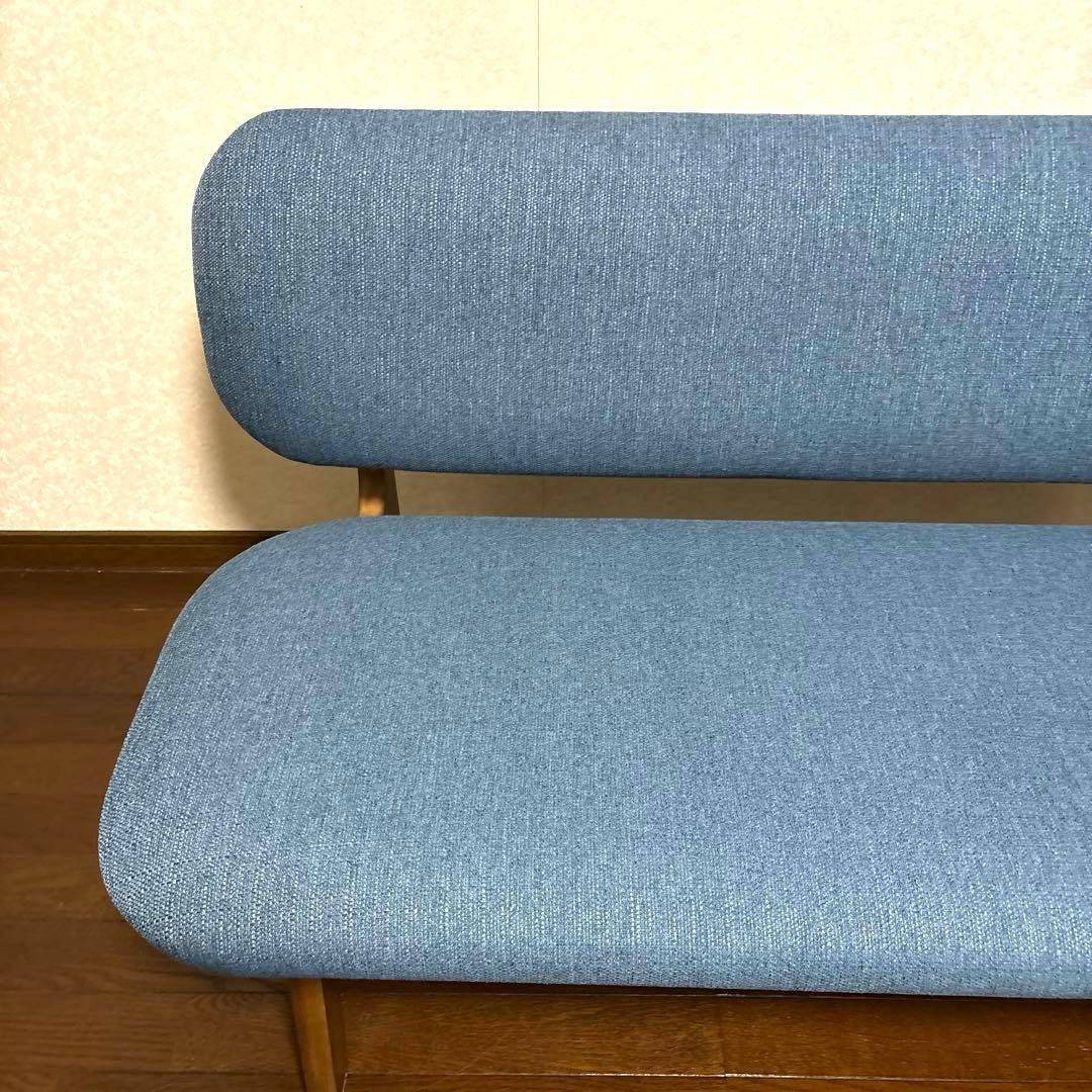 【良品】※直接お渡し ニトリ リラックスワイド リビングダイニング2人用チェア②