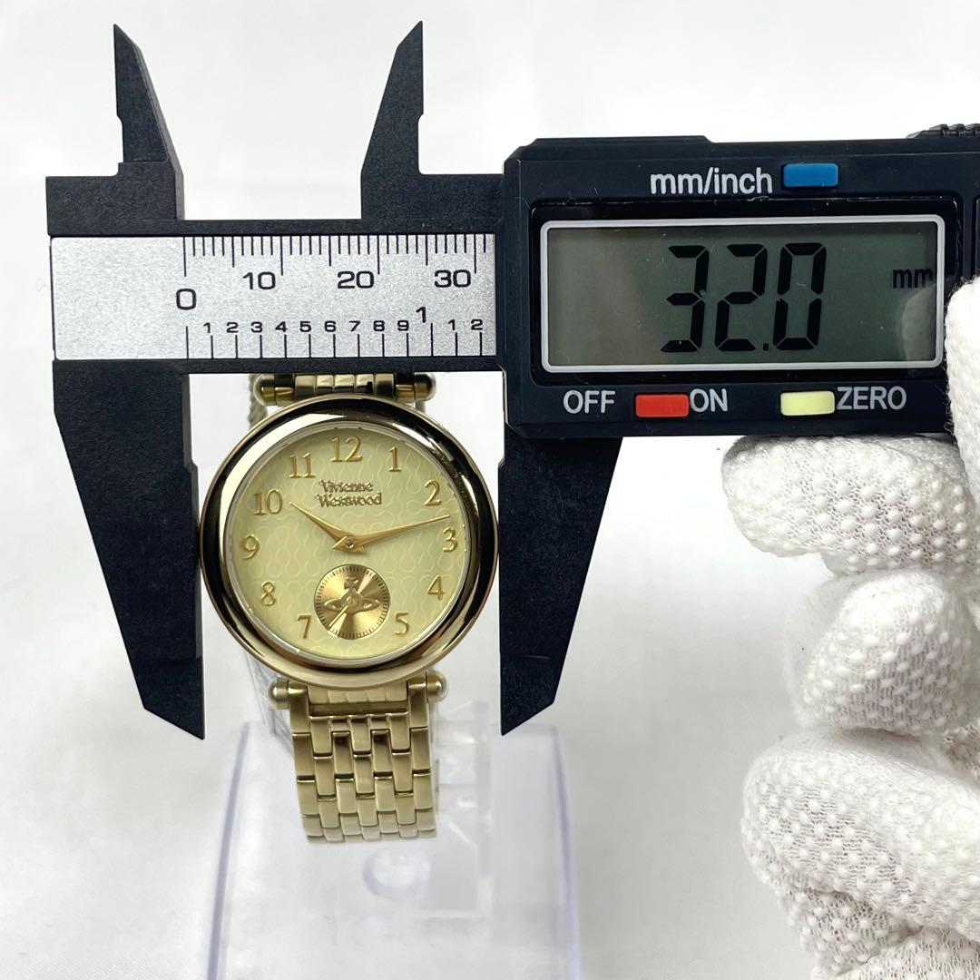 【稼働/新品電池/付属品完備】ヴィヴィアンウエストウッド　オーブ　腕時計　金