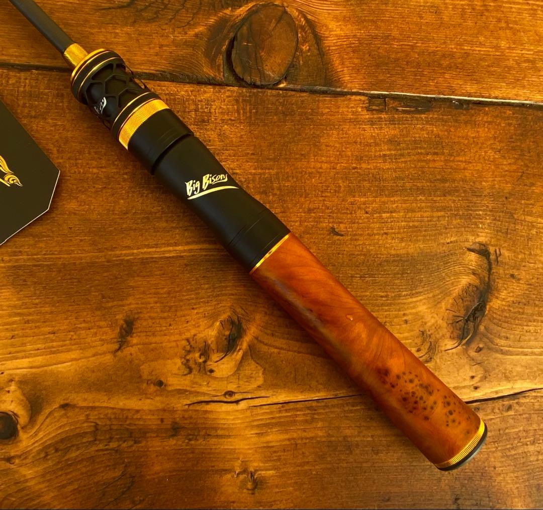 渓流セット　トラウトロッド　ウッドグリップ　5ft6inch スピニングロッド