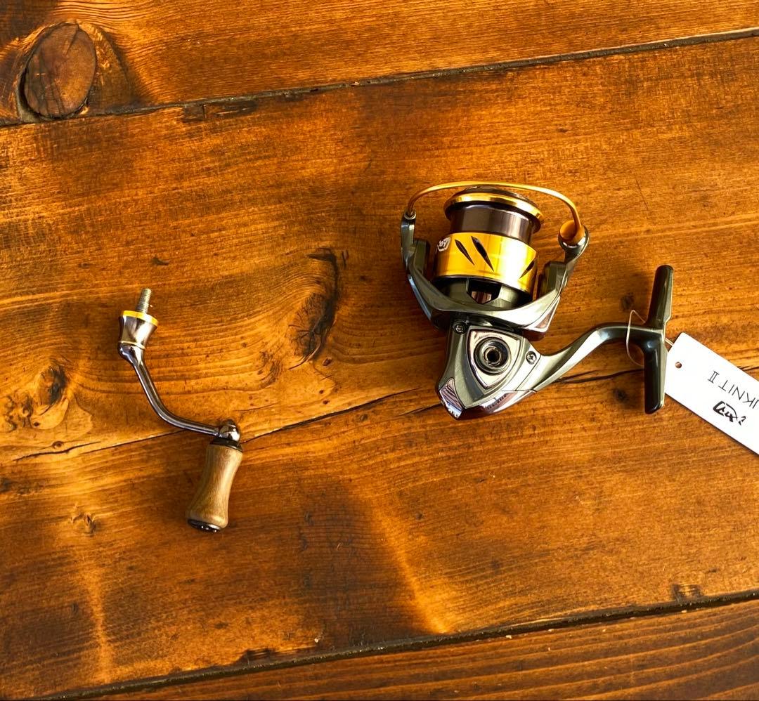 渓流セット　トラウトロッド　ウッドグリップ　5ft6inch スピニングロッド