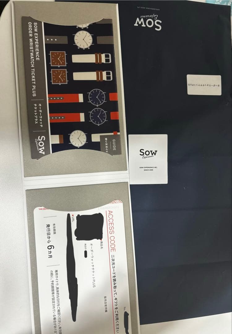 M*゜様 SOW EXPERIENCE オーダーウォッチチケットプラス(6600